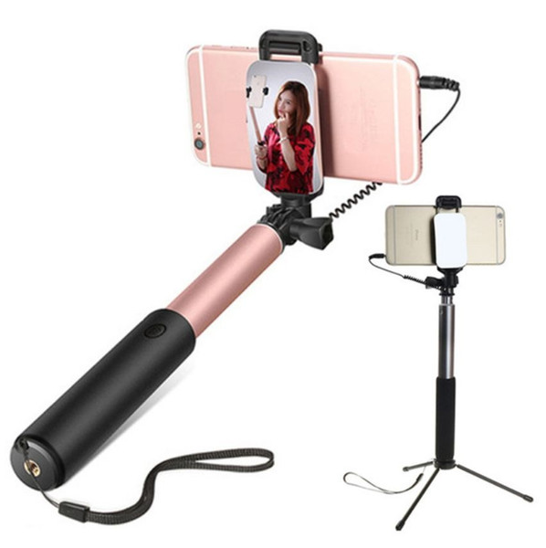 Smartphones selfie stick universal Phone Android Bluetooth selfie stick tripod mirror monopod for Iphone with remote shutter