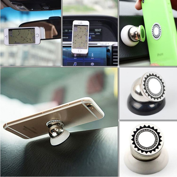 360 Degree Universal Car Phone Holder Magnetic Air Vent Mount For Iphone X 8 7 6 Samsung Holder Stand Mobile Phone Accessories