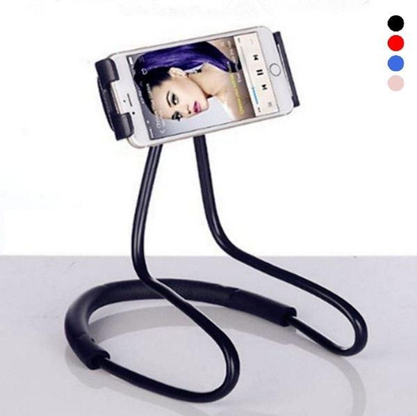 Hot Lazy Hanging Neck Phone Stands Necklace Cellphone Support Bracket for Samsung Universal Holder for iphone