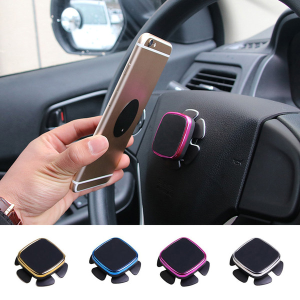 Car Phone Holder for Iphone 7 6 Samsung Air Vent Mount Car Holder 360 Degree Ratotable Support Mobile Car Phone Stand