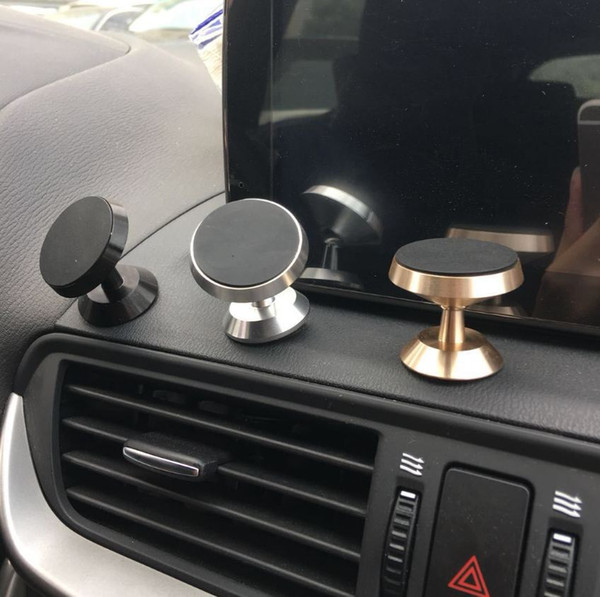 Hot 360 Degree Universal Magnetic Air Vent Mount Car Holder 3 colors Aluminium Alloy Phone Stand For Iphone Samsung (3 Model)