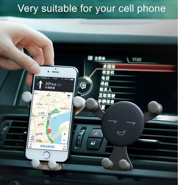 New Gravity Stand for Phone Car Cell Phones Holder Smartphone Stand Universal Car Phone Holder Snap-type PhoneS GPS Stand