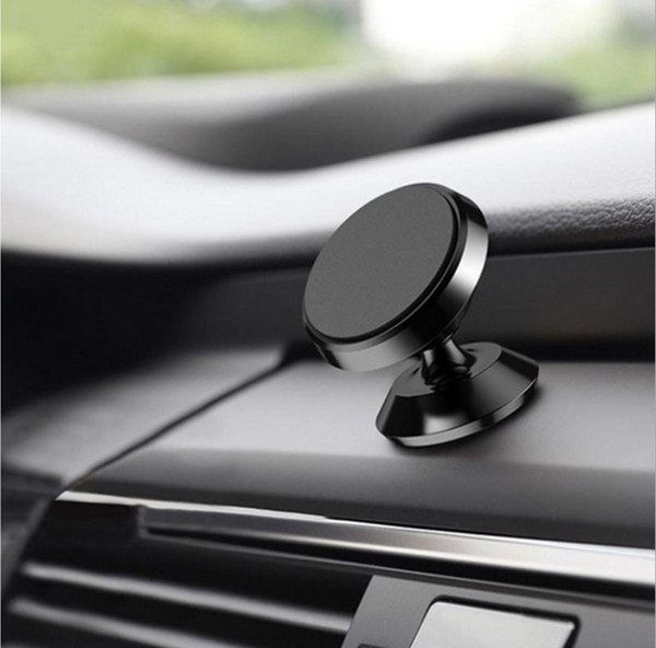 Magnetic Air Vent Mount Car Holder Aluminium Alloy Phone Stand For Iphone X 8 7 Samsung Huawei