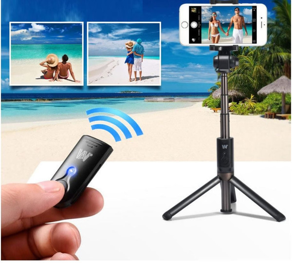 3 in 1 Wireless Bluetooth Selfie Stick Mini Tripod Extendable Monopod Universal For iPhone 8 X 7 6s Plus For Samsung(3 Color)