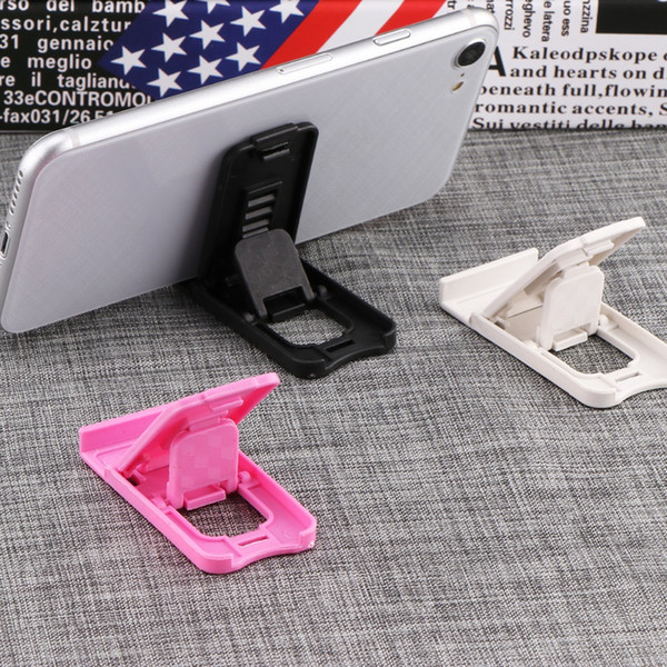 New Portable Mini Mobile Phone Holder Foldable Desk Stand Holder 4 Degrees Adjustable Universal for iPhone Andorid Phone