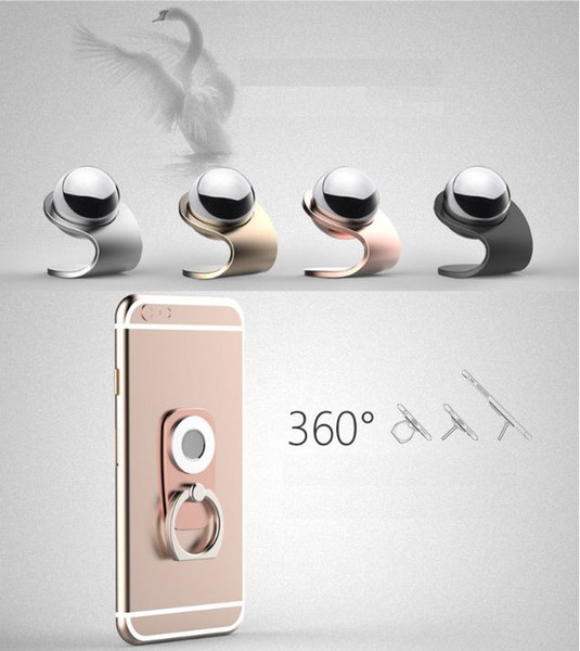 Hot Universal Magnetic Car Phone Holder 360° Rotation mount Car Holder Stand For Iphone X 8 Samsung Tablet ,Swan Series