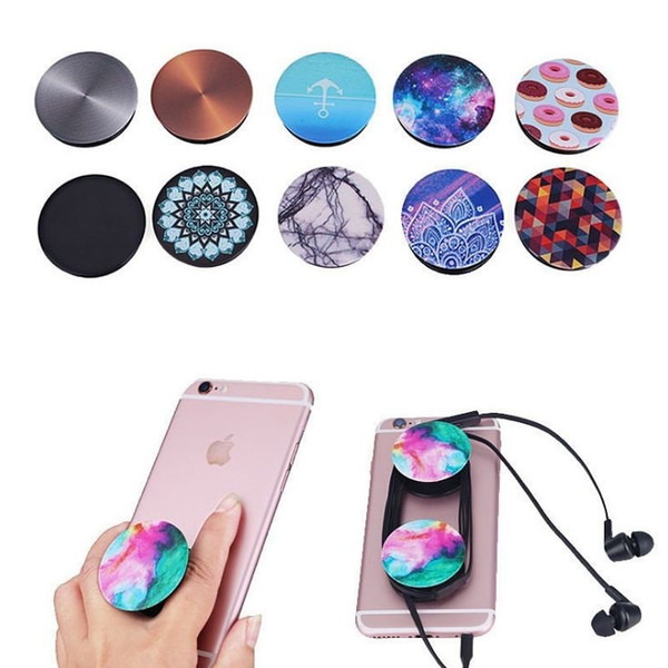 Round Unicorn Beautiful Finger Holder for Smartphones and Tablets Flexible Mobile Phone Holder for iPhone 6 7 8 X