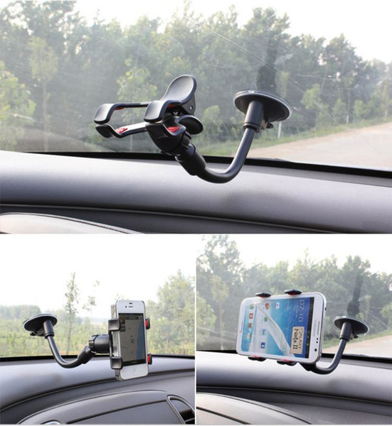 Universal Car Holder Cell Phone Holder For Iphone 5 6 7 8 X plus SE Stand Support for Samsung Flexible Mobile Phone Holder