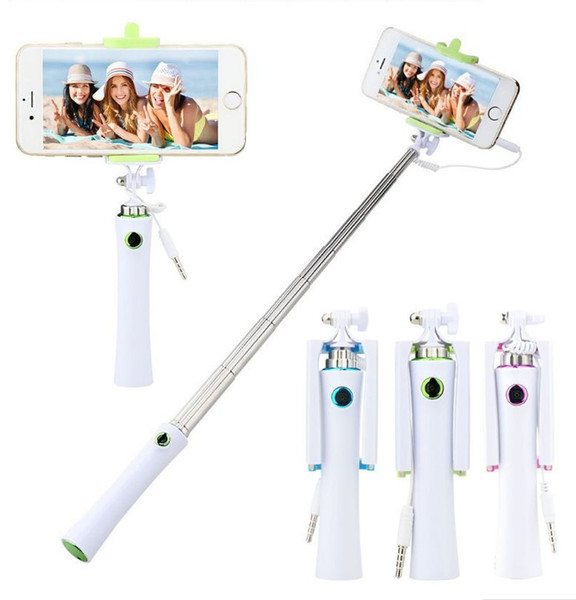 Universal Handheld Self-Pole Tripod Monopod Stick For Iphone X 8 7 6 Plus Samsung Selfie Stick YYH With Retail Box