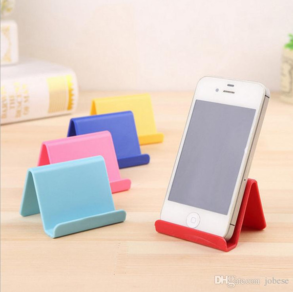 Korean creative air portable business card holder mobile phone lazy mobile phone holder can print logo two-dimensional code