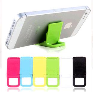 Hot sales Universal colorful Folding stool style mobile phone holder Mini Desk Station Plastic Stand Holder For iPhone Samsung huawei