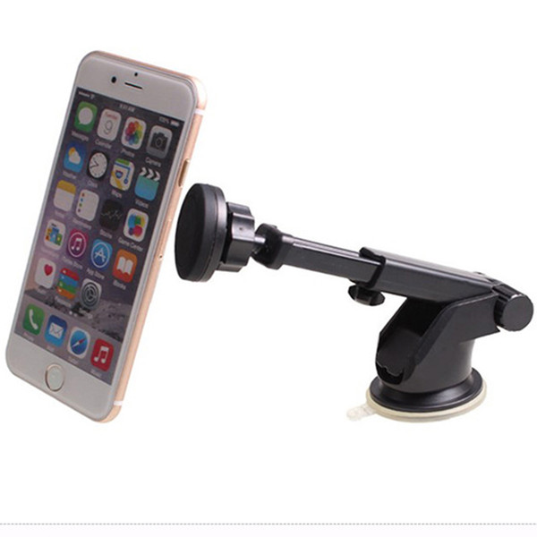 Toney Magnetic Adjustable Long Arm Rotatable Car Mobile Phone Holder for iPhone Table Mobile Phone Sucking Stand Holder for Huawei