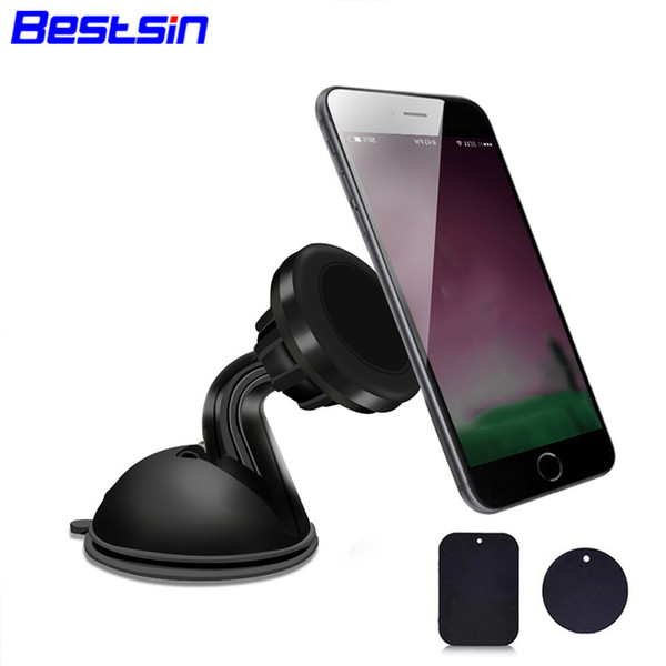 Bestsin 360 Degree Rotating Mobile Phone GPS Holder Car Magnetic Mount Stand