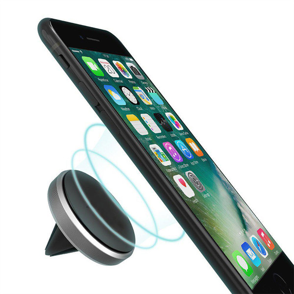 Car Mount holder Clip 360 Degree Universal Magnetic Air Vent Mount Smartphone Dock Mobile Phone Holder PC/CellPhone Holder Stands for iphone