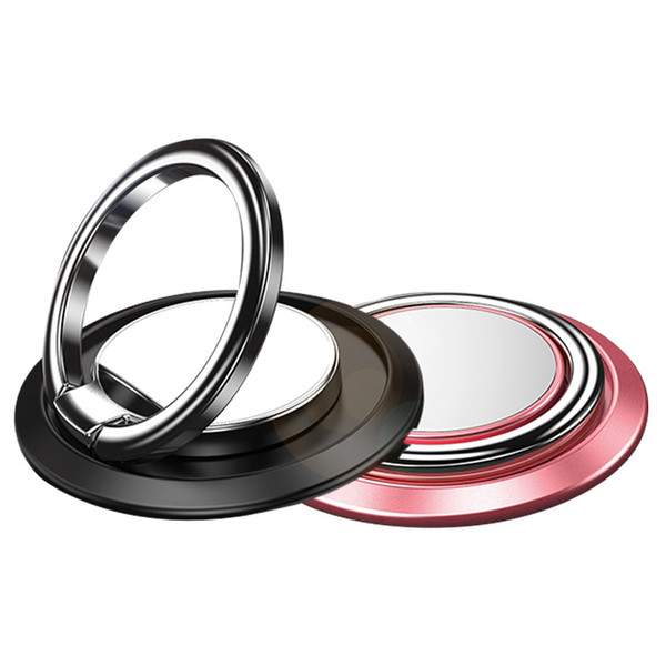 Universal Phone Ring Holder Stand Finger Kickstand 360°Rotation Metal Ring Hand Grip for Magnetic Car Mount For iPhone XS Max XR