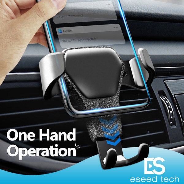 Universal Car mount Phone Holder Air Vent Stand For Car No Magnetic Not Phone Grip Mobile Phone Stand Holder with retail package