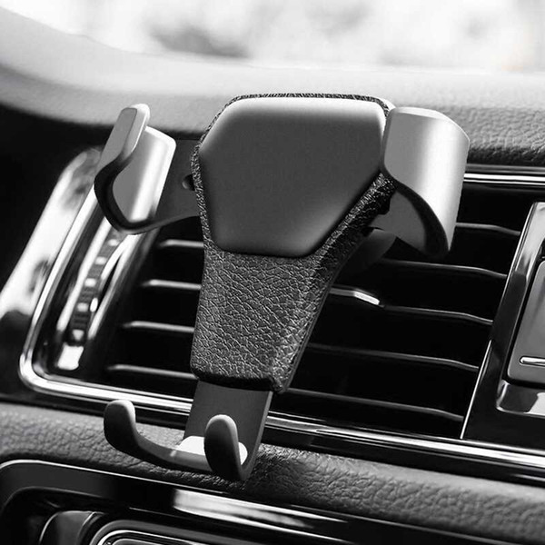 2019 Practical Car Gravity Phone Holder Gravity reaction Car Mobile Phone Holder Clip Type Air Vent Monut For GPS Phone