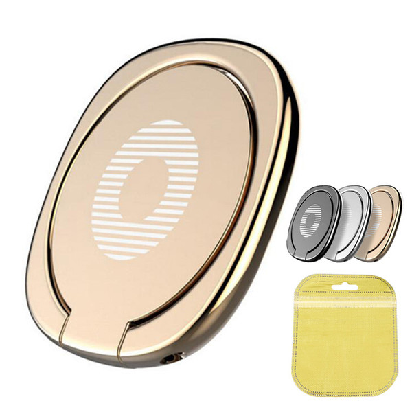 Ring Holder Metal 360 Degree Portable Mini Holder Stand for iPhone x 7 Plus 8 Galaxy S8 S8+ Note 8 Retail Package