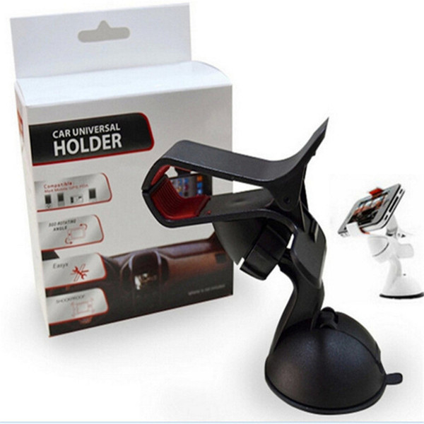 Universal Cellphone Car Mount Holder Windshield Desktop Bracket Holders For Cell Phone Smartphone Samsung iPhone