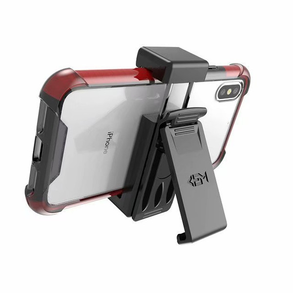 Universal Holster With Belt Clip Rotate Kickstand Fits for iPhone X XR XS MAX 7 8 Plus Samsung Note 9 S9 Retail Package