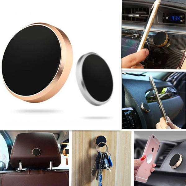 Magnetic Cell Phone Holders Metal Car Phone Mounts Stand Holder Universal Magnet Wall Stickers for Phone Key