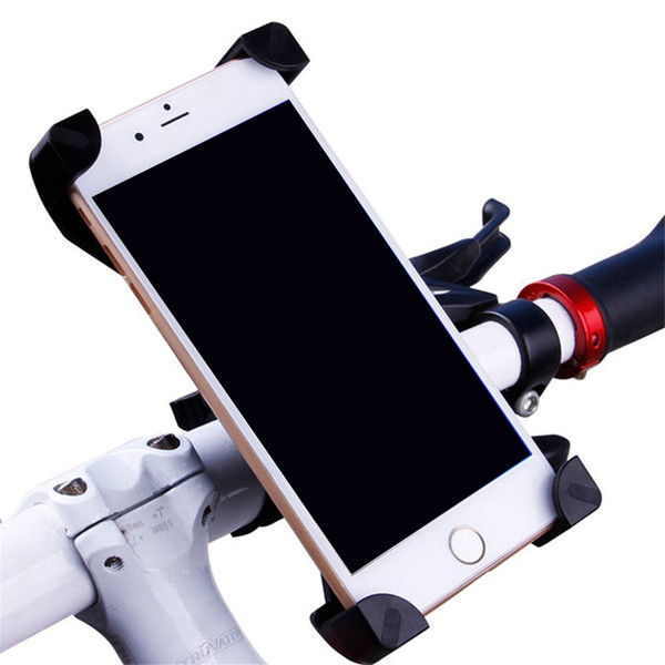 Universal 360 Rotating Bicycle Bike Phone Holder Handlebar Clip Stand Mount Bracket For Smart Mobile Cellphone With Retail Package