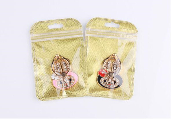 For iPhone X 8 7 6s Samsung S8 Ring Phone Holder Bling Diamond Unique Mix Style Cell Phone Holder Fashion Airbag stand DHL