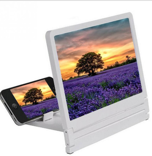 Universal Mobile Phone Screen Magnifier Bracket 3 Times Enlarge Stand for iPhone X 8 7 6 8Plus 7Plus