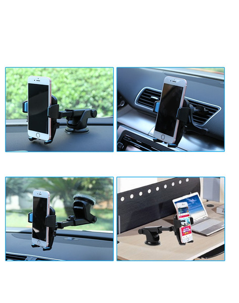 SOFO auto mobile phone bracket air outlet suction disc type universal air conditioner clip, vehicle mounted multi function creativity