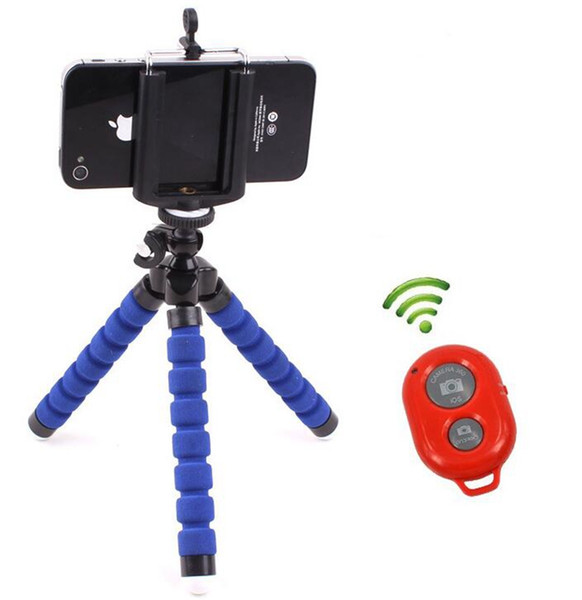 Mini Flexible Camera Phone Holder Flexible Octopus Tripod Bracket Stand Holder Mount Monopod for iphone 6 7 8 plus smartphone