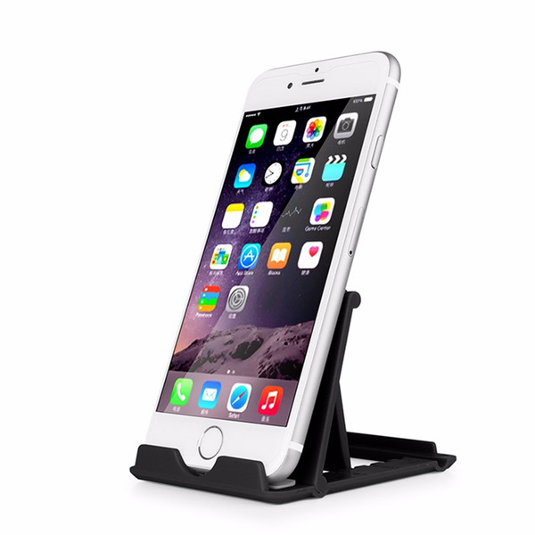 Folding Mini Mobile Phone Holder plastic Lazy Phone Desk stand Bed Display phones Accessories for Tablet Sam sung Galaxy Xiaomi Smartphone