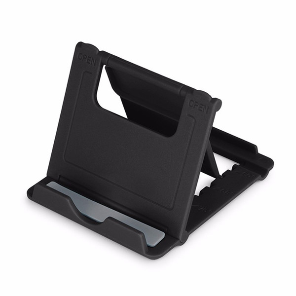 Mini Phone Universial Holder Mobile Bracket Stent Foldable Mount Portale Lazy Desk Stand For IPX Sam sung Galaxy tablet With Package