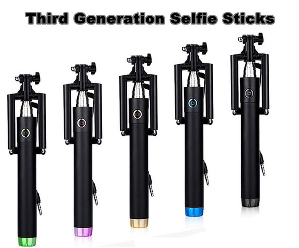 2019 Wired Selfie Stick Monopod For Iphone 7 8Plus X XR XS Max Extendable Para Selfie Android IOS Self Palo Selfie for S10e S10 plus