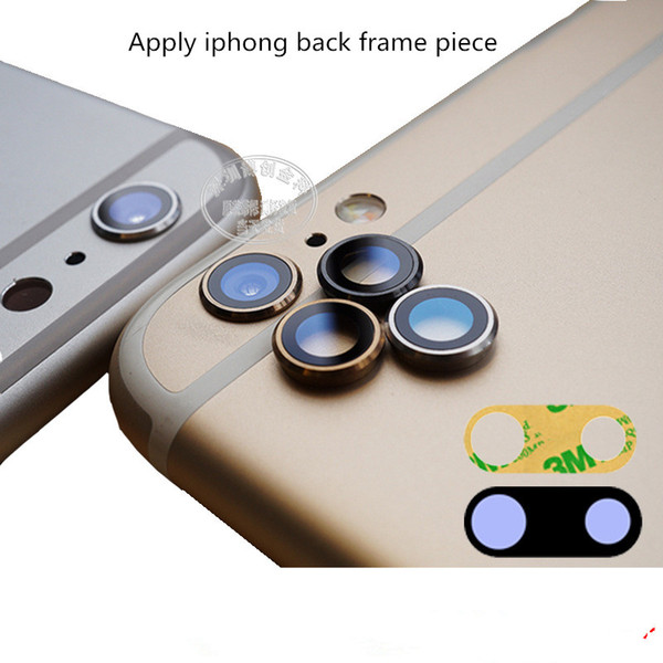 Protection like glass lenses and frames after the sapphire material with double-sided adhesive for iPhone series