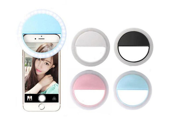 4 Colors Universa LED Fill light for all mobile Cell Phone Selfie Light Beauty flash beauty fill lamp Free DHL