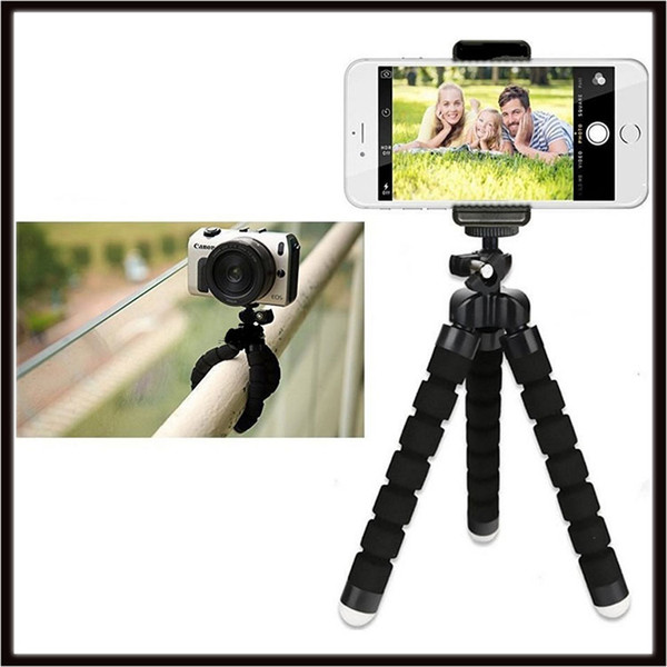 Universal Flexible Octopus Tripod Phone Holder Stand Bracket For Cell Phone Camera Selfie with Bluetooth Remote Shutter