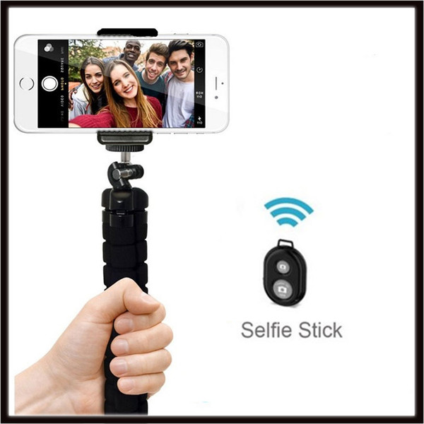 Bluetooth Selfie Stick Handheld Monopod with Shutter + Mount Holder For iPhone Samsung Smartphone Camera camcorde 3 Colors