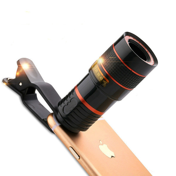 Creative 8x Long Focus Mobile Phone Lens 8 Times Long Focal Length Lens High Definition Photography Eight Times Camera Travel Photo