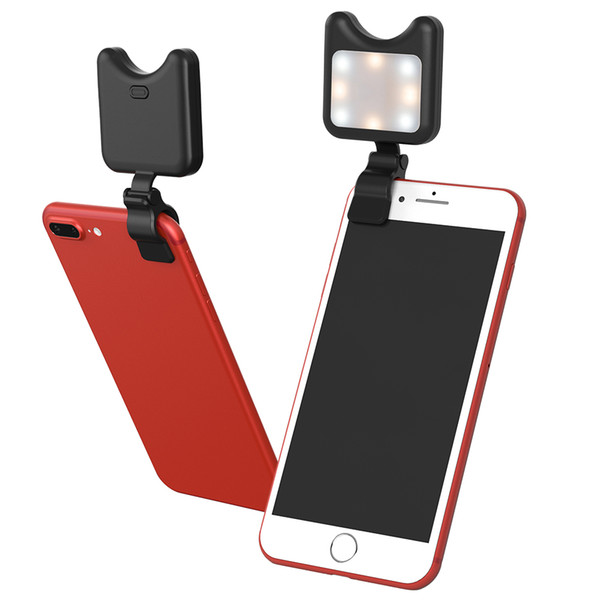 Creative Selfie Fill Lighting for Mobile Phone, Easy to Carry Fill Light for Cell Phone, External Makeup LED Fill Light