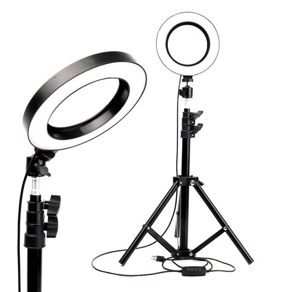 Beauty Makeup Ring Light 8-10inch for YouTube Video Tutorial Selfie Portraitand Live Streaming led beads camera phone stand 160cm 210cm