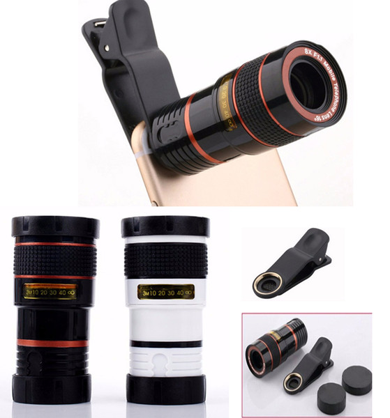 8X Universal Mobile Phone Zoom Lens Telephoto Lens Zoom Effect High-definition Lens Long Focus Monocular Phone Telescope