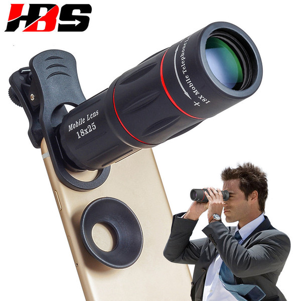 Hd 18x Telescope Zoom Mobile Phone Lens Universal Clip Telefon Camera Lents With Tripod For Huawei P6 P7 P8 P9 P10 Lite Plus P20 J190704