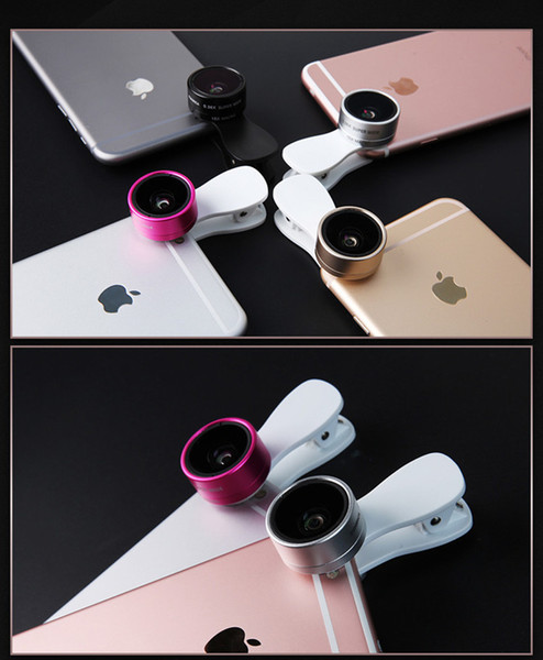 Phone lens 0.36X Wide Angle+15X Macro Cell Phone Lens for iPhone Smartphone Fisheye lens optional