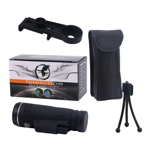 40X60 HD Monocular Telescope Cell Phone Adapter Included Best Hunting, Outdoor, Birding, Spotting Wildlife, Hiking