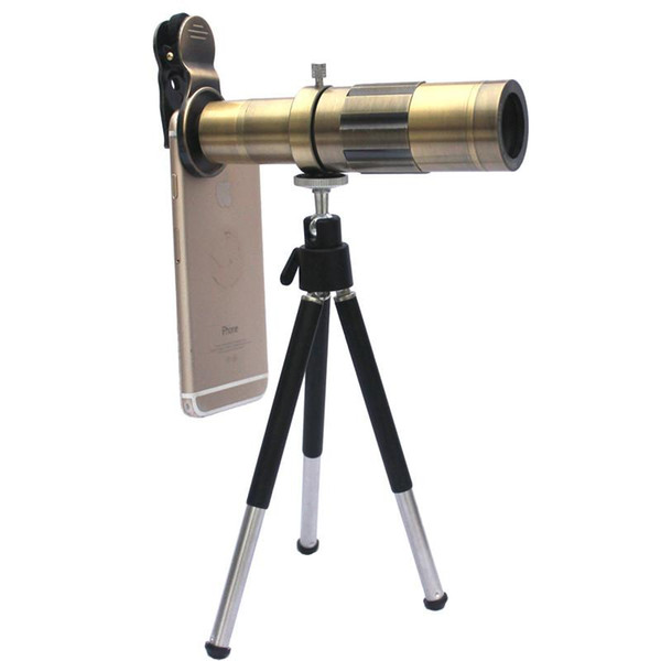 20X Telephoto Lens Kit Zoom Optical Telescope Camera Lens HX-2006 Universal Focus Mobile Phone Lens with Mini Tripod and Clip