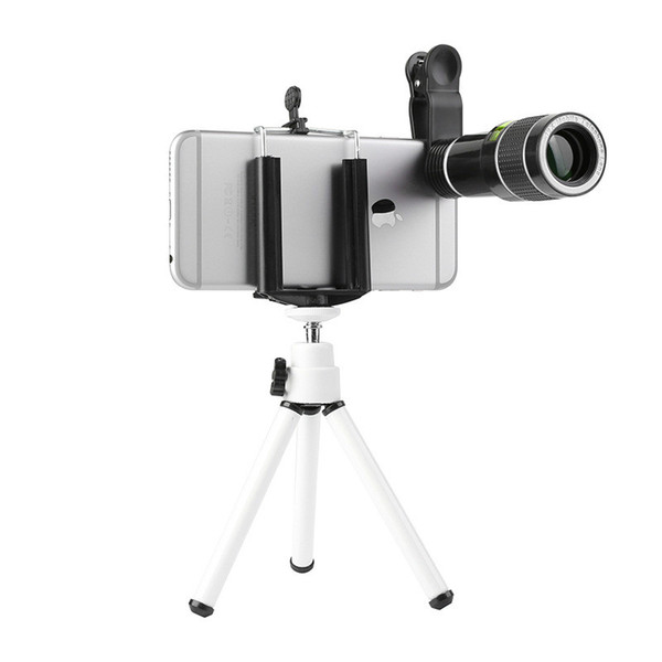 Creative 20 Times Mobile Phone Long Focus Telescopic Lens High-definition External Camera Lens Zoom Focus Mobile Lens Set