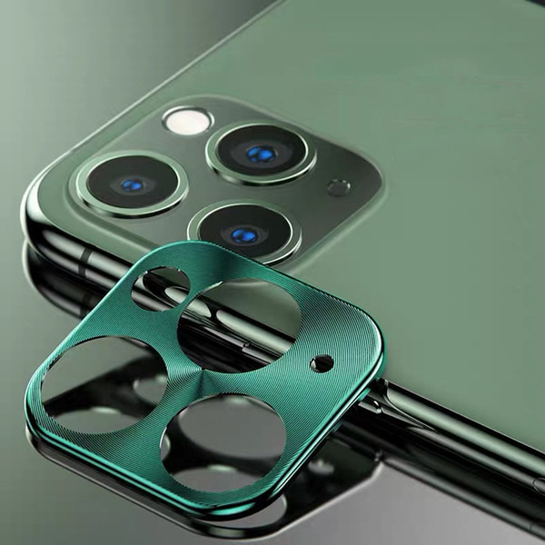 Metal Alloy Camera Lens Protector Tempered Glass Film Protection with Retail Packaging For Iphone 11 Pro Max DHL