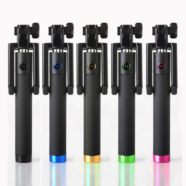 NEW High Quality Universal Portable Tripod Stick Wired Selfie Stick Handheld Self-Pole For iPhone 6/6s For Smartphone