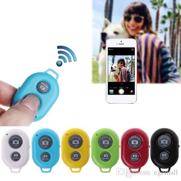 Bluetooth Phone Self Timer Shutter Button for 7 selfie stick Shutter Release Wireless Remote Control