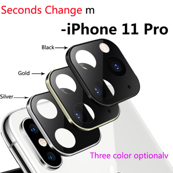 For iPhone 11 Pro Case For iPhone 11 Pro Max Tempered Glass Back Camera Lens Screen Protector Metal Bumper Cover